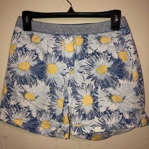 Gap Kids Blue Daisy Shorts, XXL